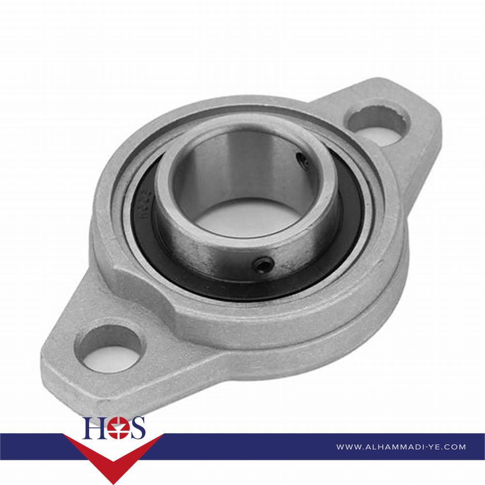 KFL08 8mm Dia Bore Aluminum Alloy Self-Aligning Flange Bearing Oval Pillow Block بيرنج عمودي