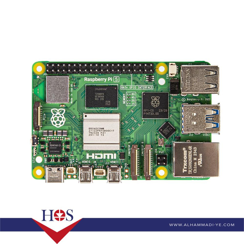 4GB Raspberry PI 5B E14 Version متحكم راس بيري باي