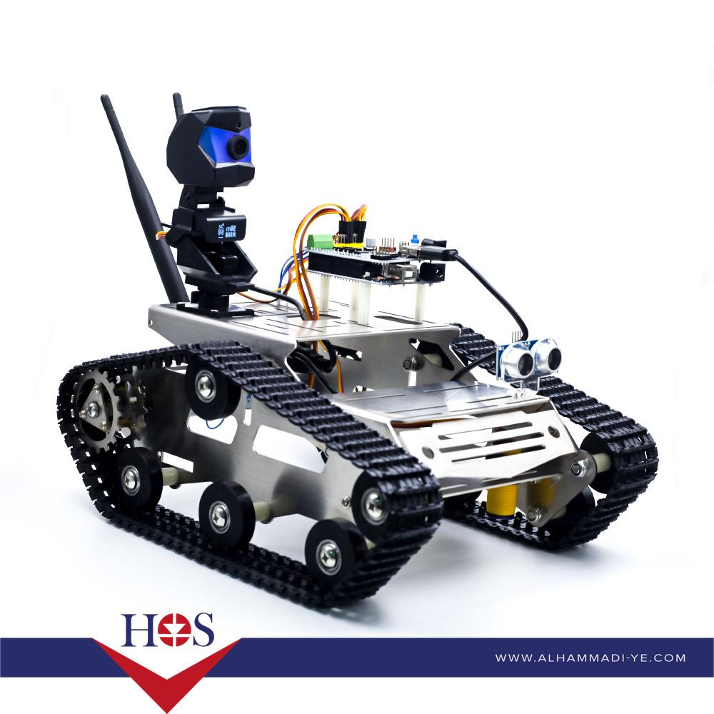 Wireless Wifi Robot Car Kit for Arduino / Hd Camera Ds Robot Smart Educational Robot Kit for Kids كيت سيارة روبوت وايرلس مع كاميرا