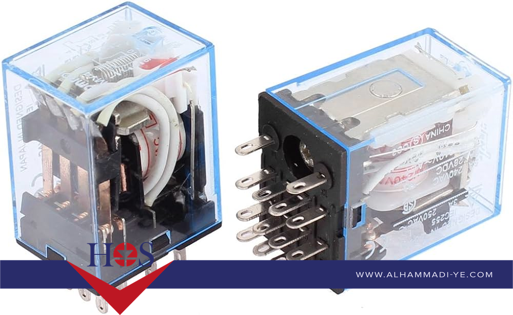Relay-MY3NJ-AC220V-11P-OMRON ريلي 220 فولت 11 رجل