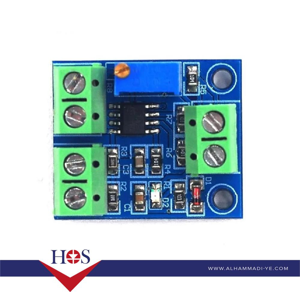 Current to Voltage Converter Module 0-20mA Current Conversion to 0-5V Voltage برده تحويل التيار الي فولت