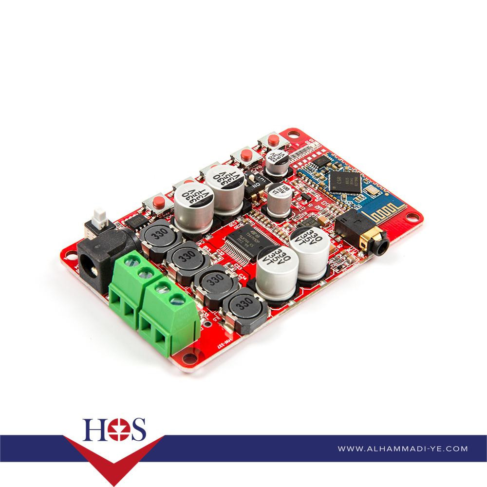TDA7492P 50W+50W Wireless Bluetooth 4.0 Audio Receiver Digital Amplifier Board قسم صوت مع البلوتوث