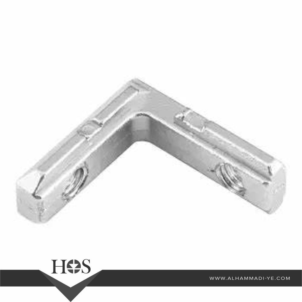 T Slot L Type 90 Degree Aluminum Profile Accessories Interior Joint Inside Corner Connector Bracket for 3030 series with M6x8 Screw (8mm) زوايا ربط