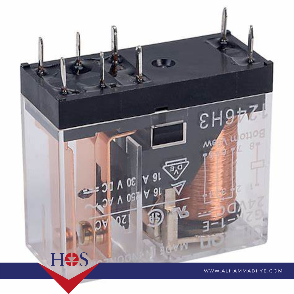 Relay-G2R-1-24V-5P ريلي 24 فولت 5 ارجل