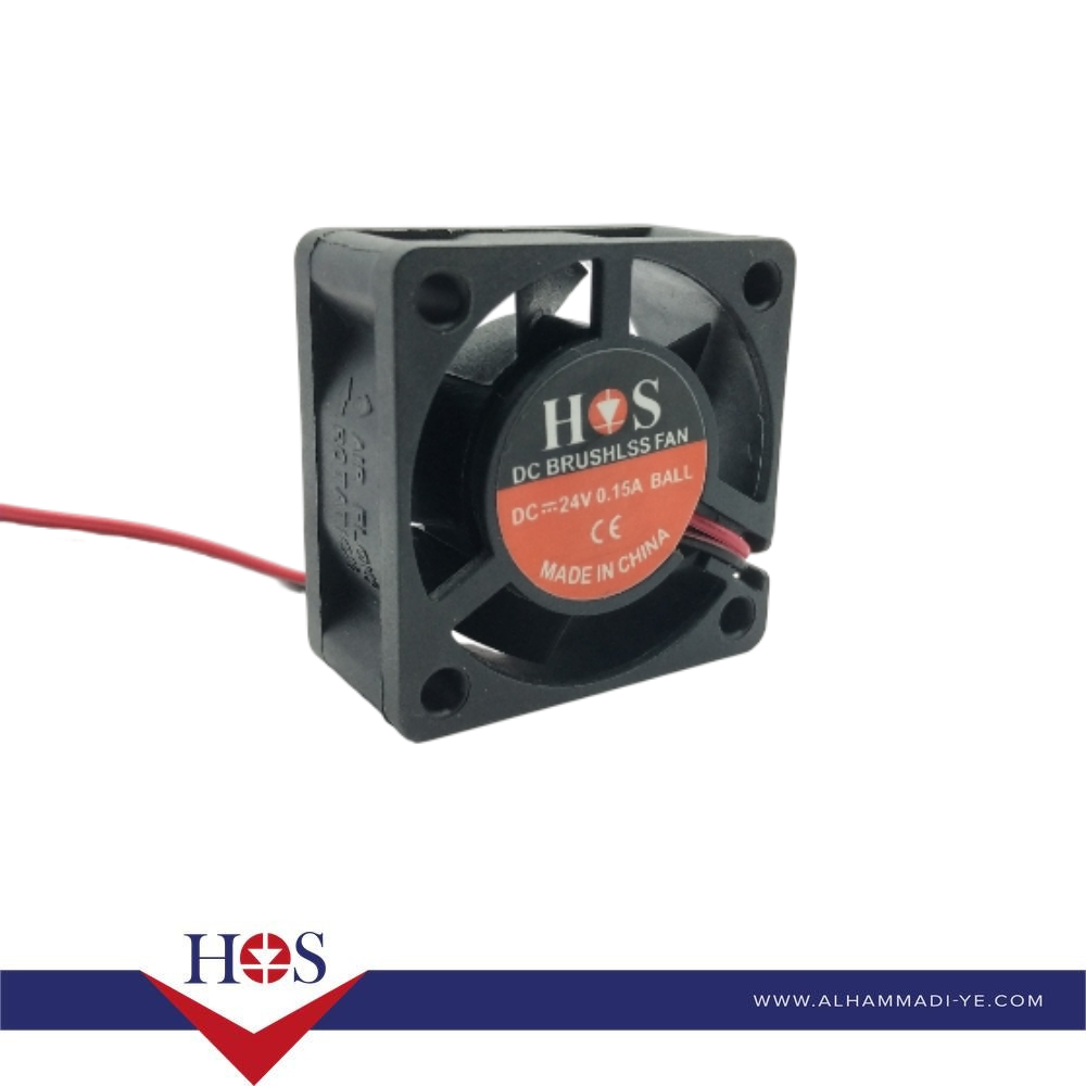 Fan DC 24V 80*25 - 2 Line