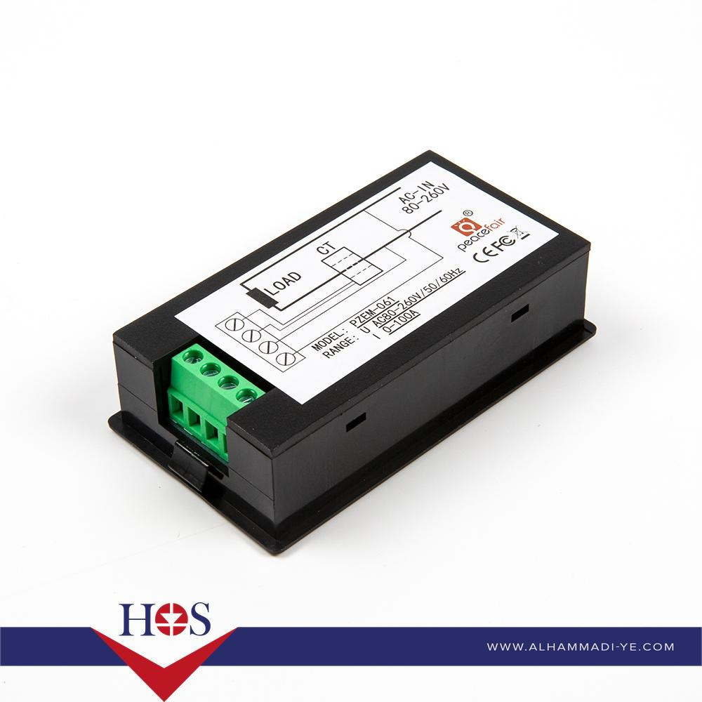 PZEM-061 AC80-260V 100A Voltage Current Watt Power Energy Meter with Open CT
