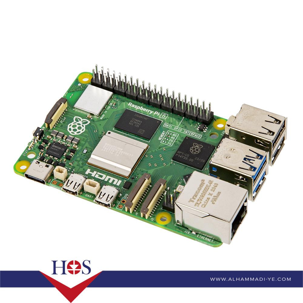 4GB Raspberry PI 5B E14 Version متحكم راس بيري باي